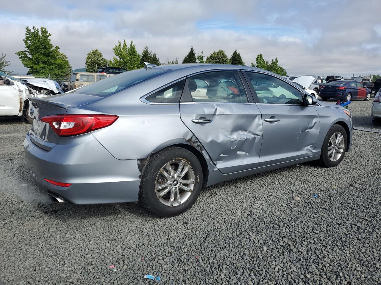 HYUNDAI SONATA 2017 VIN 5NPE24AF4HH470492 zdjęcie 3