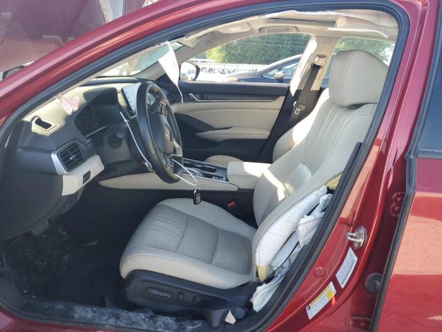  HONDA ACCORD 2019 Czerwony