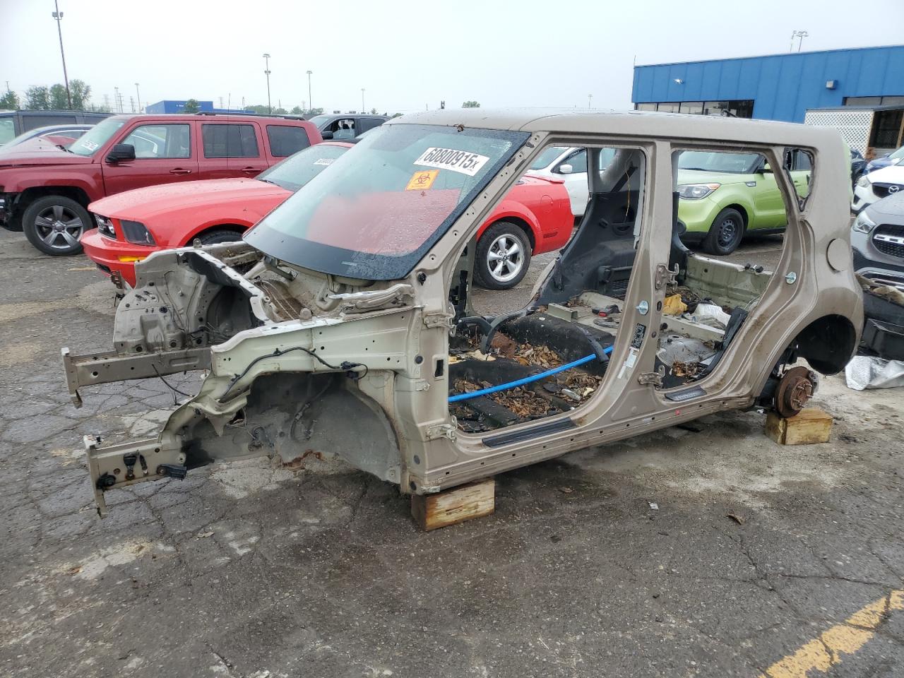 2015 Kia Soul na sprzedaż w Woodhaven, MI - Stripped