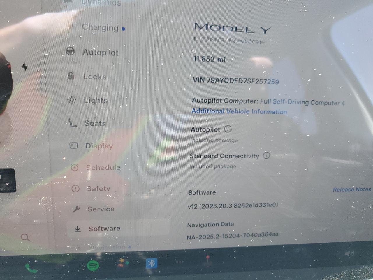 2025 Tesla Model Y VIN: 7SAYGDED7SF257259 Lot: 62929315
