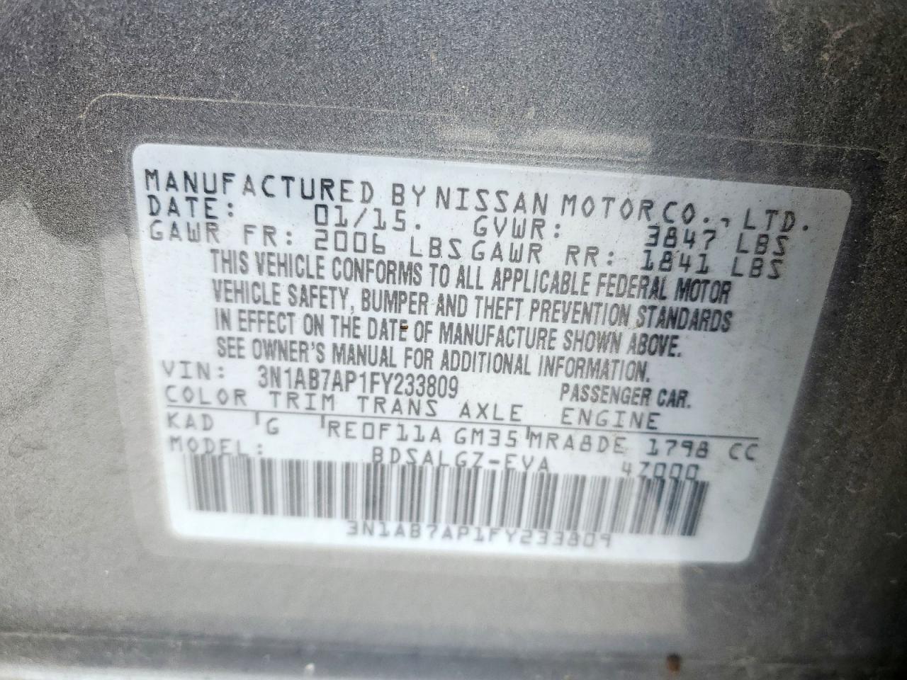 NISSAN SENTRA 2018 VIN 3N1AB7AP6JL653037 photo 12