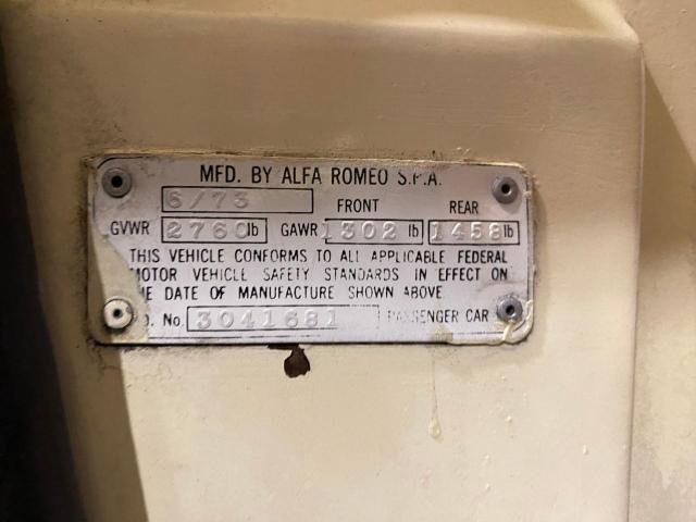 1973 ALFA ROMEO SPYDER  