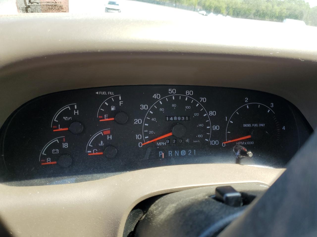 2001 Ford F250 Super Duty VIN: 1FTNW21F61EA33835 Lot: 61712135