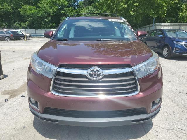  TOYOTA HIGHLANDER 2016 Burgundy