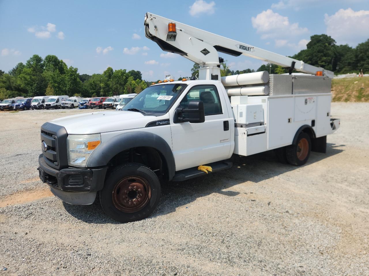 2013 Ford F450 Super Duty white null gas 1FDUF4GY9DEA87419 photo #1
