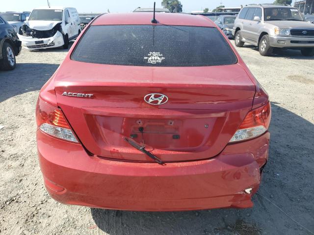  HYUNDAI ACCENT 2013 Red