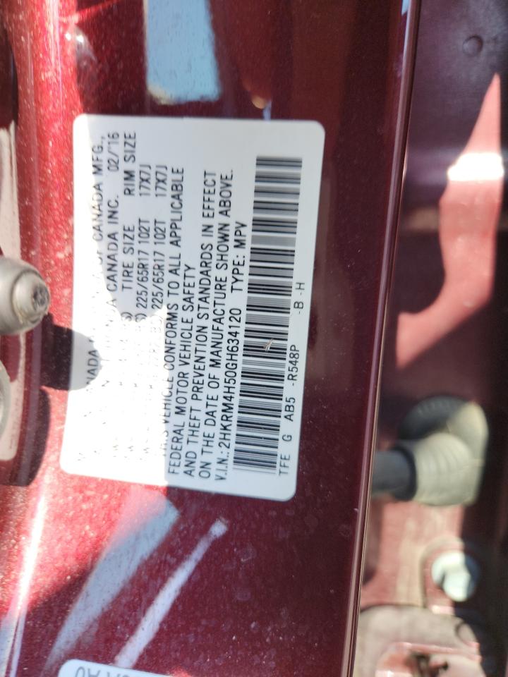 HONDA CRV 2016 VIN 2HKRM4H50GH634120 photo 13