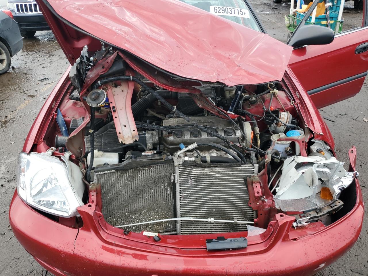 1999 Honda Civic Lx VIN: 1HGEJ6677XL004986 Lot: 62903715