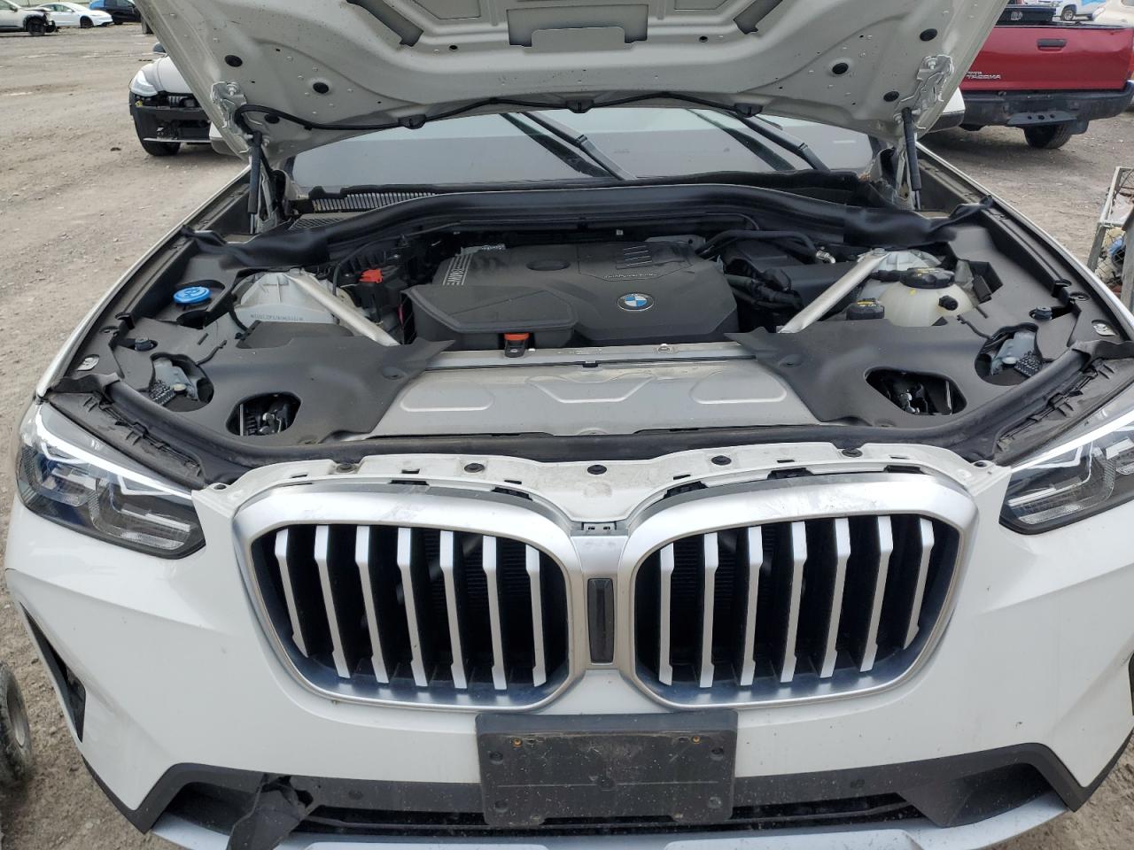 2022 BMW X3 xDrive30I VIN: 5UX53DP02N9M06664 Lot: 62569875