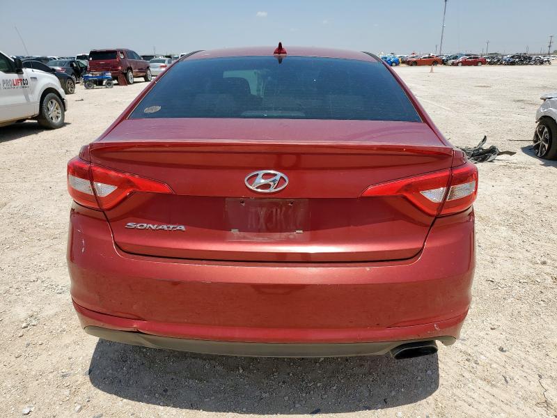  HYUNDAI SONATA 2015 Красный