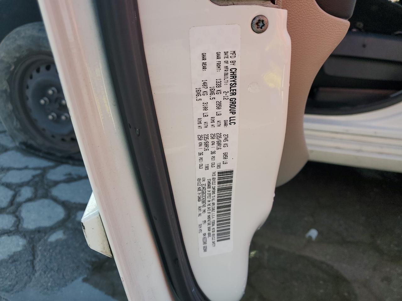 2012 Dodge Grand Caravan Se VIN: 2C4RDGBG3CR288749 Lot: 63061335