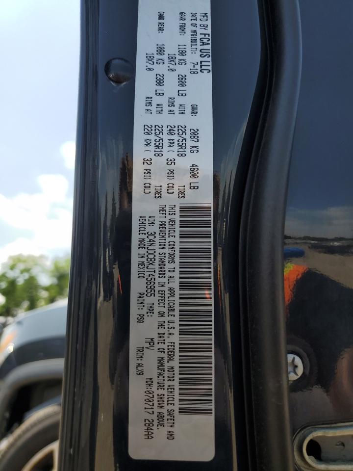 2018 Jeep Compass Limited VIN: 3C4NJDCBXJT456955 Lot: 62328655