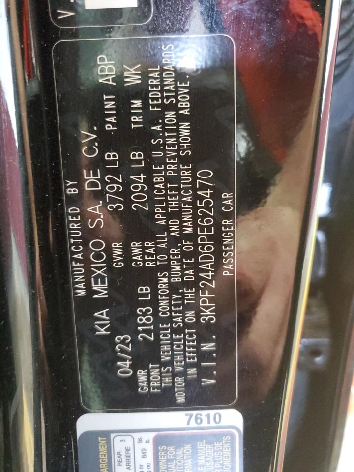 KIA FORTE 2023 VIN 3KPF24AD6PE625470 photo 12