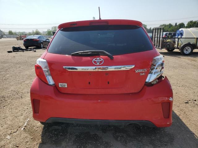  TOYOTA YARIS 2014 Красный