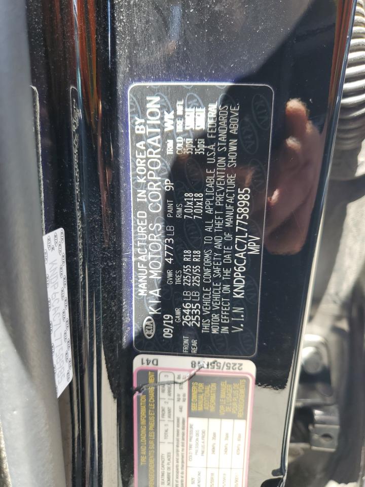 KIA SPORTAGE 2020 VIN KNDP6CAC7L7758985 фото 13