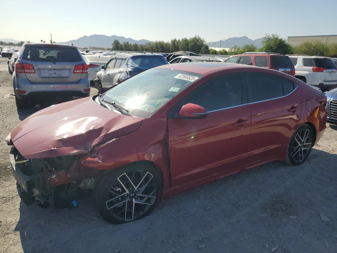 HYUNDAI ELANTRA 2020 VIN KMHD04LB7LU100045
