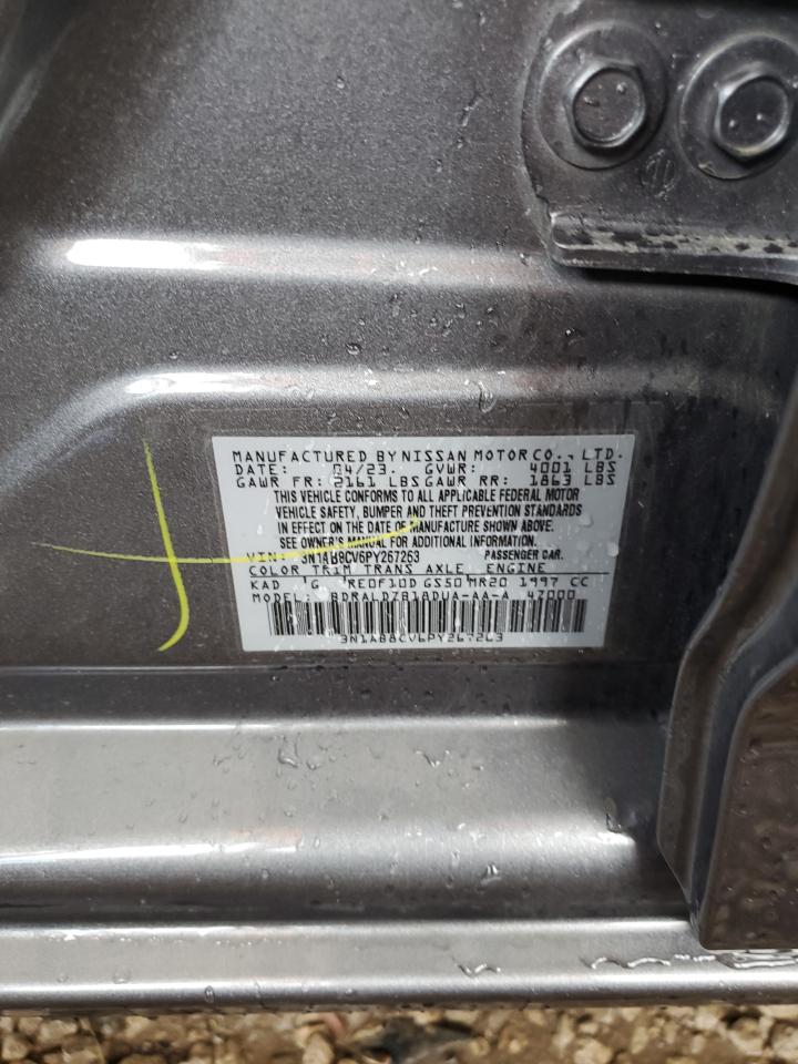2023 Nissan Sentra Sv VIN: 3N1AB8CV6PY267263 Lot: 59768125