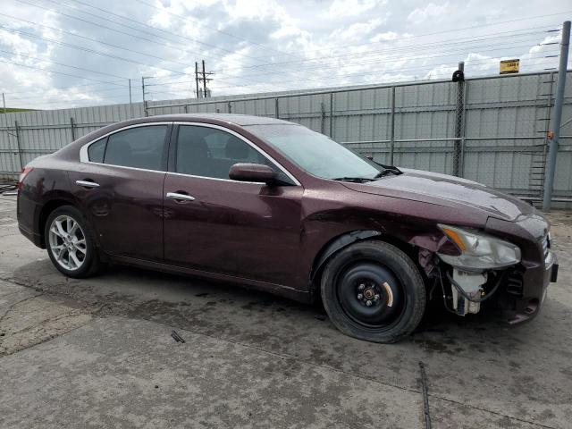  NISSAN MAXIMA 2014 Бордовий