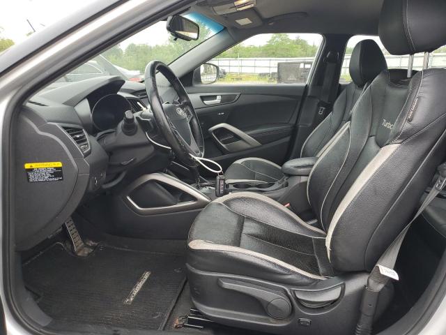  HYUNDAI VELOSTER 2014 Серебристый
