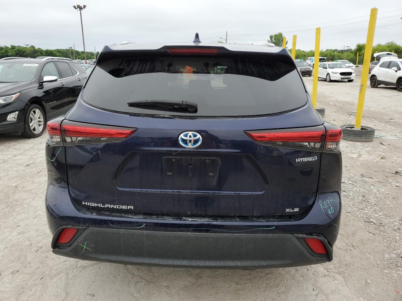 2022 Toyota Highlander Hybrid Xle VIN: 5TDGBRCHXNS548140 Lot: 62272295