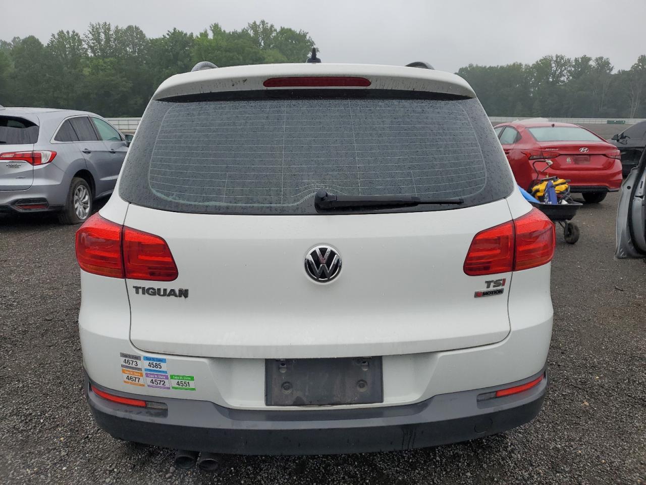 VOLKSWAGEN TIGUAN 2017 VIN WVGBV7AXXHK019116 фото 6