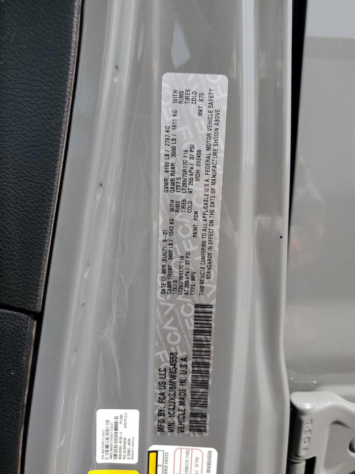 2021 Jeep Wrangler Unlimited Rubicon 392 VIN: 1C4JJXSJ8MW854558 Lot: 60496655