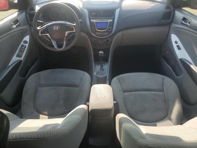  HYUNDAI ACCENT 2012 Червоний