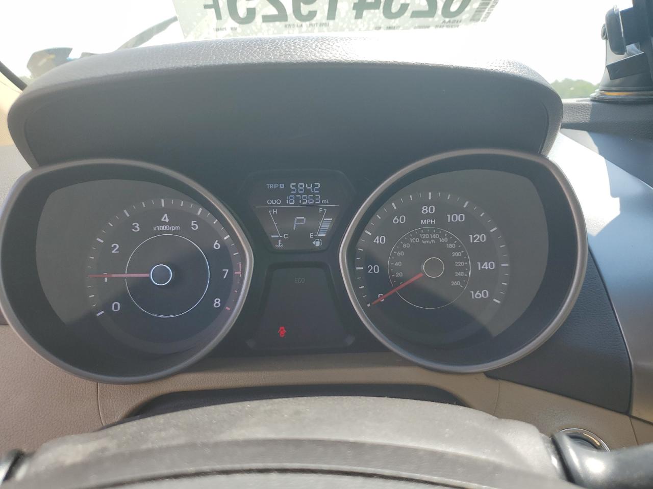 HYUNDAI ELANTRA 2013 VIN 5NPDH4AE3DH259487 фото 9