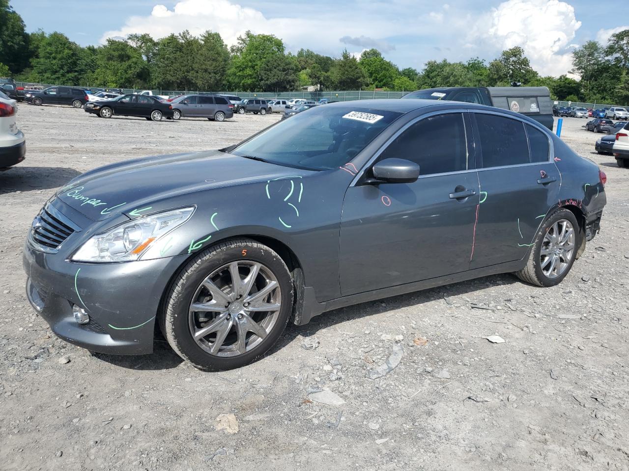 2013 Infiniti G37 Base en Venta en Madisonville, TN - Rear End