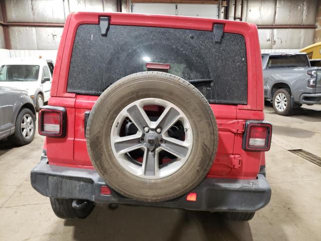  JEEP WRANGLER 2021 Красный
