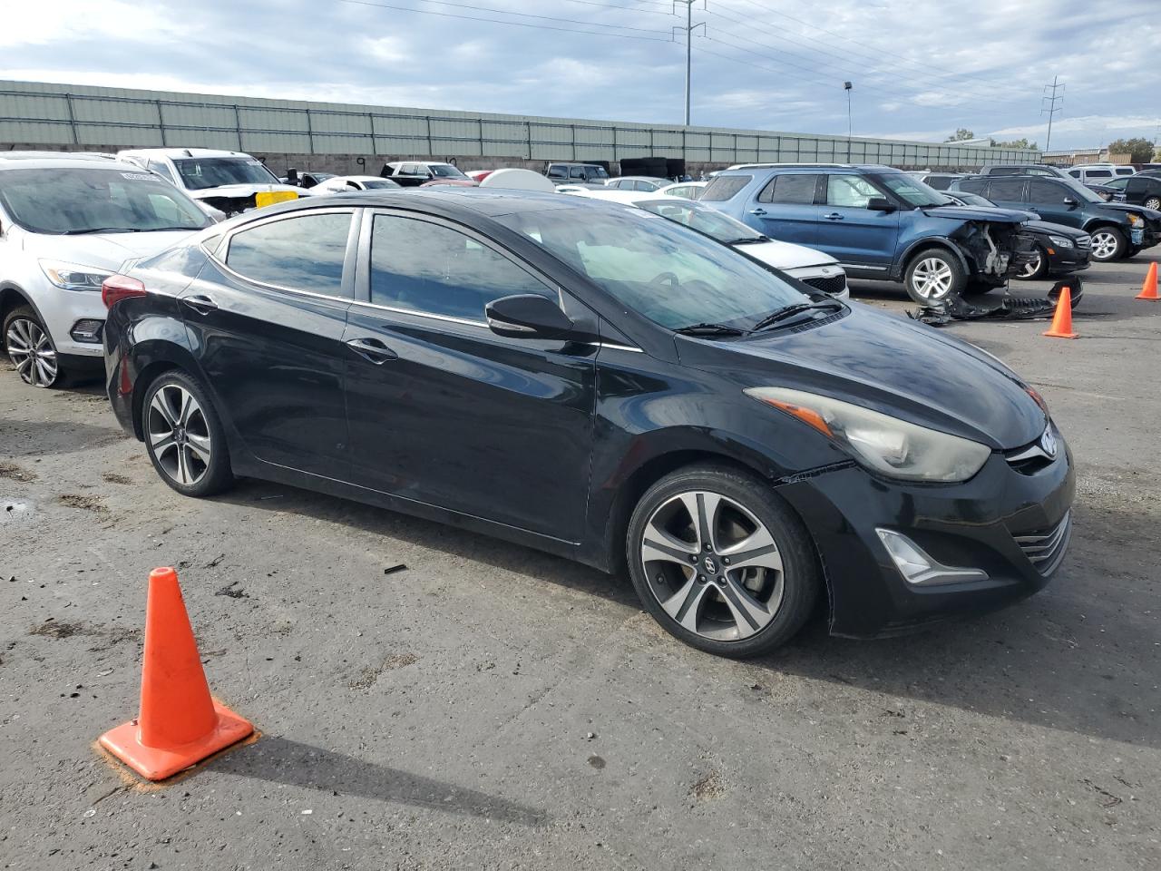 HYUNDAI ELANTRA 2014 VIN KMHDH4AH4EU133880 фото 4