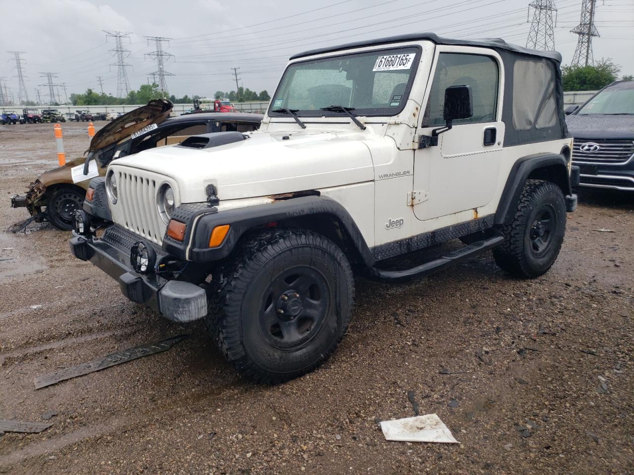 1997 Jeep Wrangler / Tj Se VIN: 1J4FY29P2VP414498 Lot: 61660165