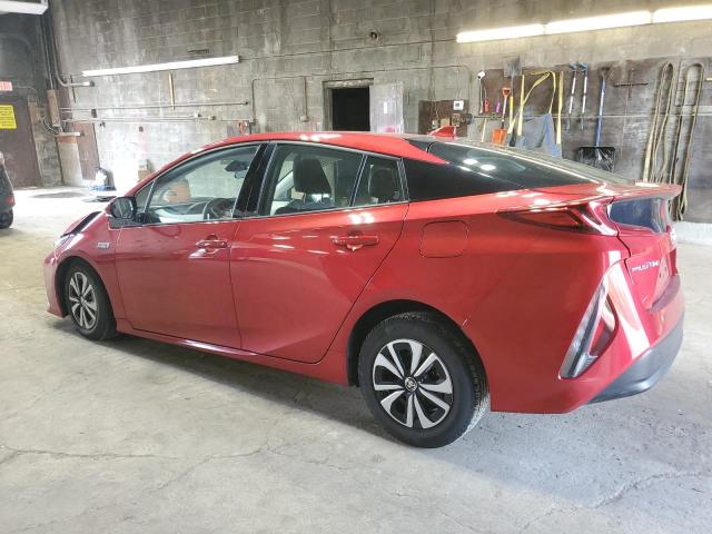  TOYOTA PRIUS 2018 Czerwony