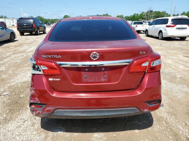  NISSAN SENTRA 2018 Czerwony