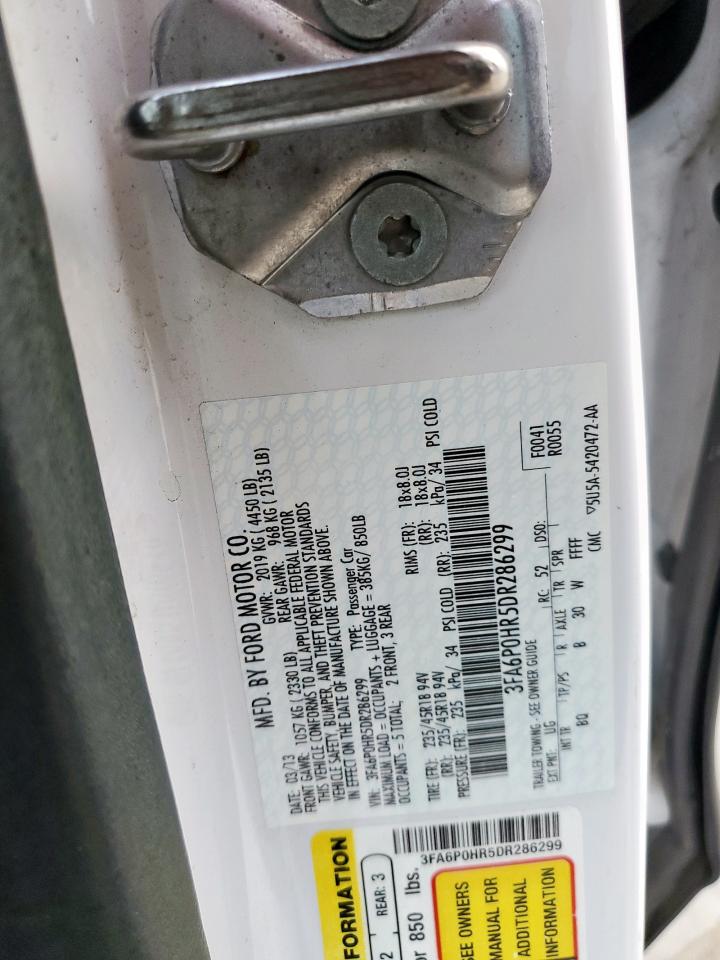 FORD FUSION 2013 VIN 3FA6P0HR5DR286299 фото 12