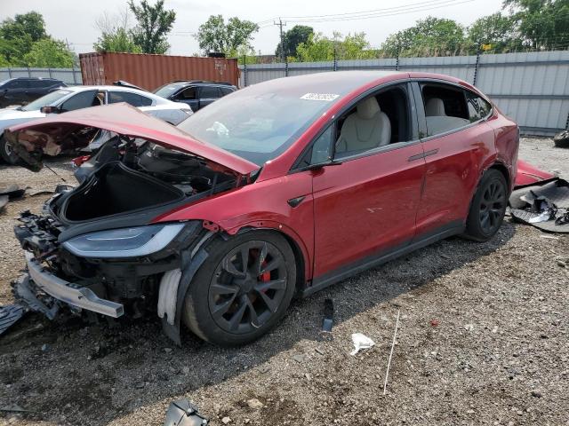  TESLA MODEL X 2023 Червоний