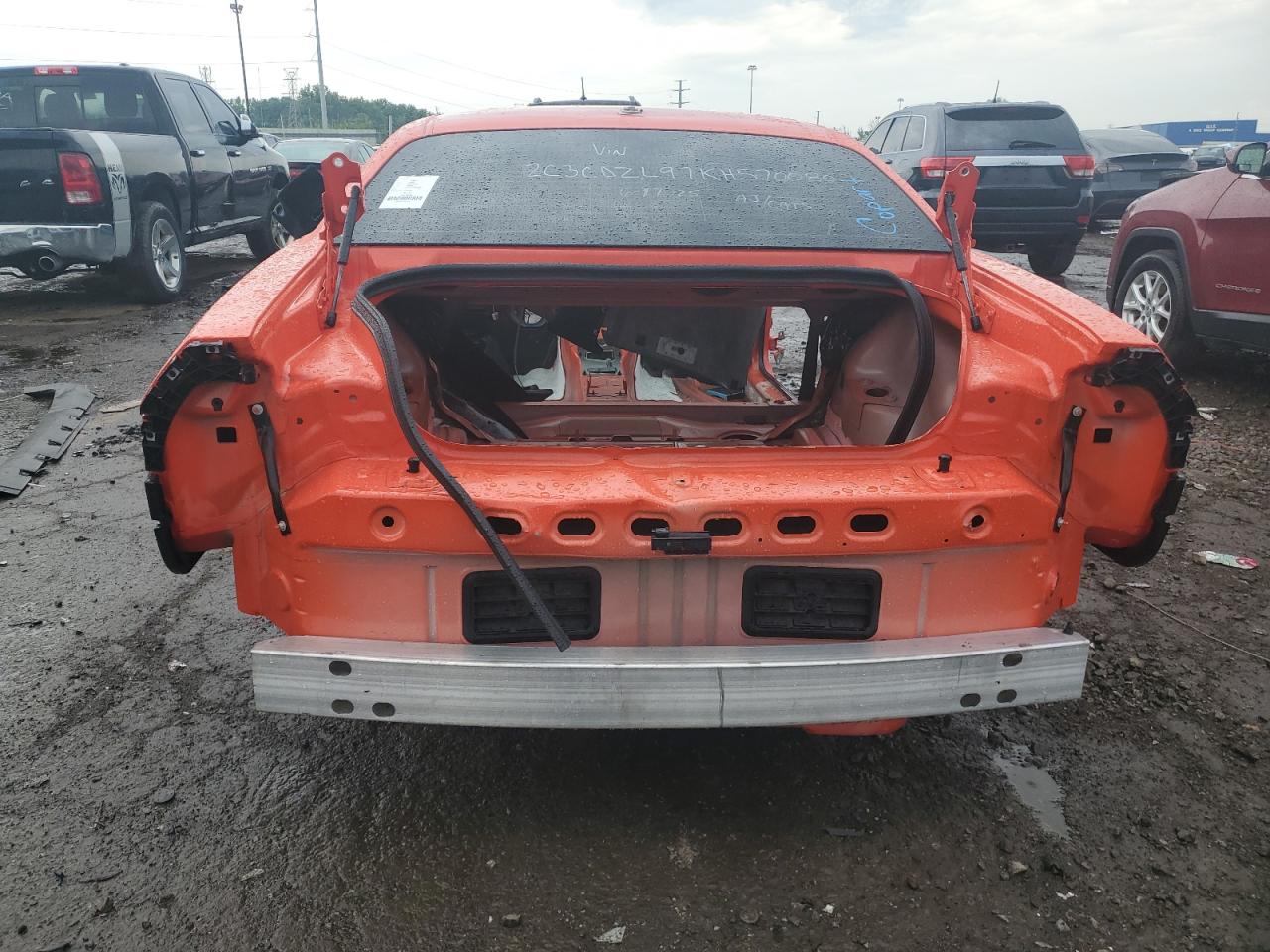 2019 Dodge Challenger Srt Hellcat Redeye VIN: 2C3CDZL97KH570080 Lot: 62723275