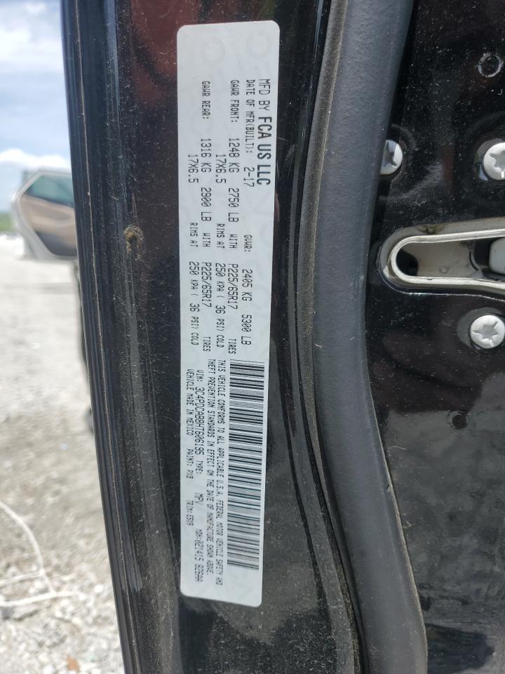2017 Dodge Journey Se VIN: 3C4PDCAB8HT606195 Lot: 60147455
