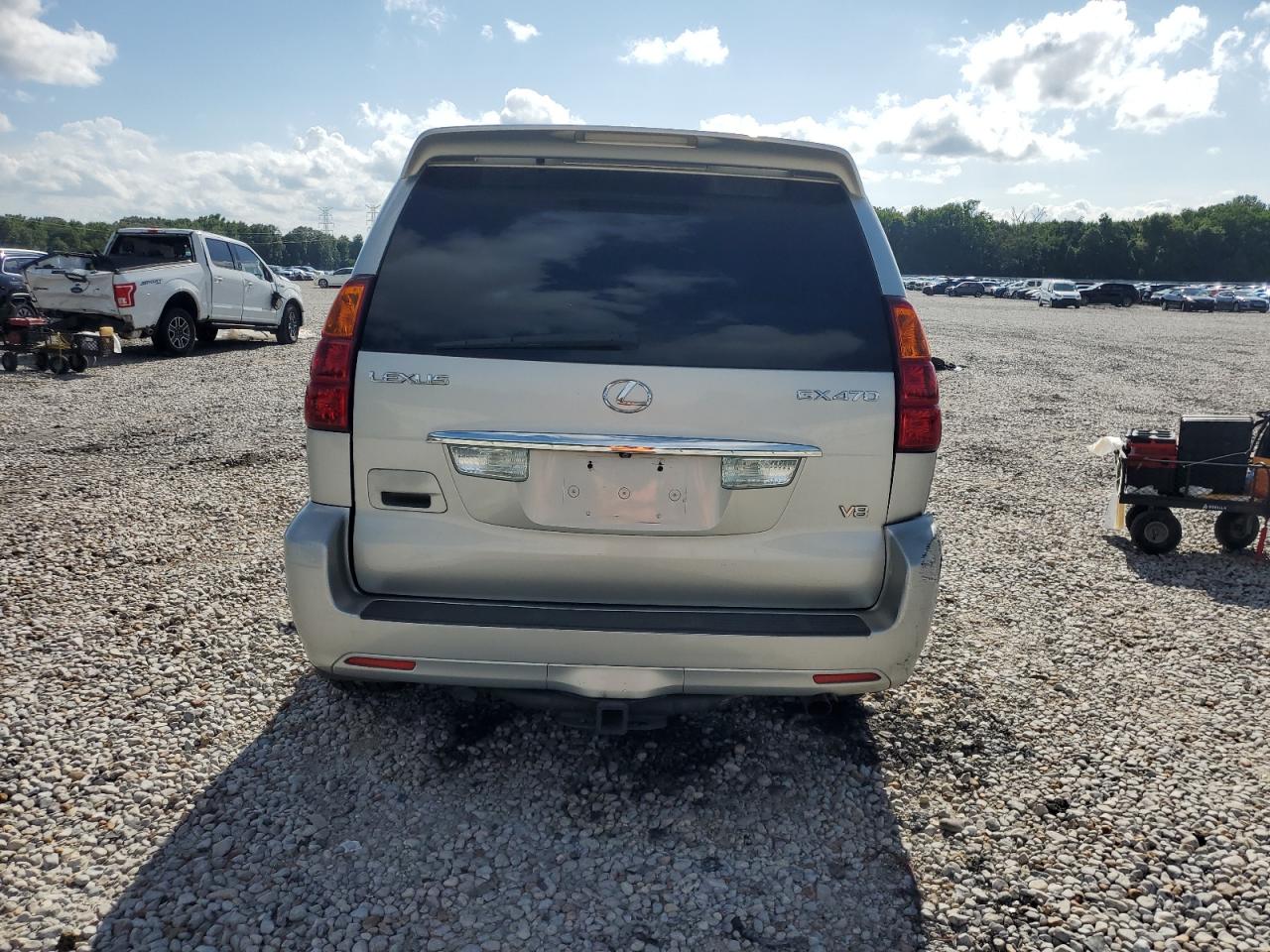 2004 Lexus Gx 470 VIN: JTJBT20XX40063313 Lot: 60891555