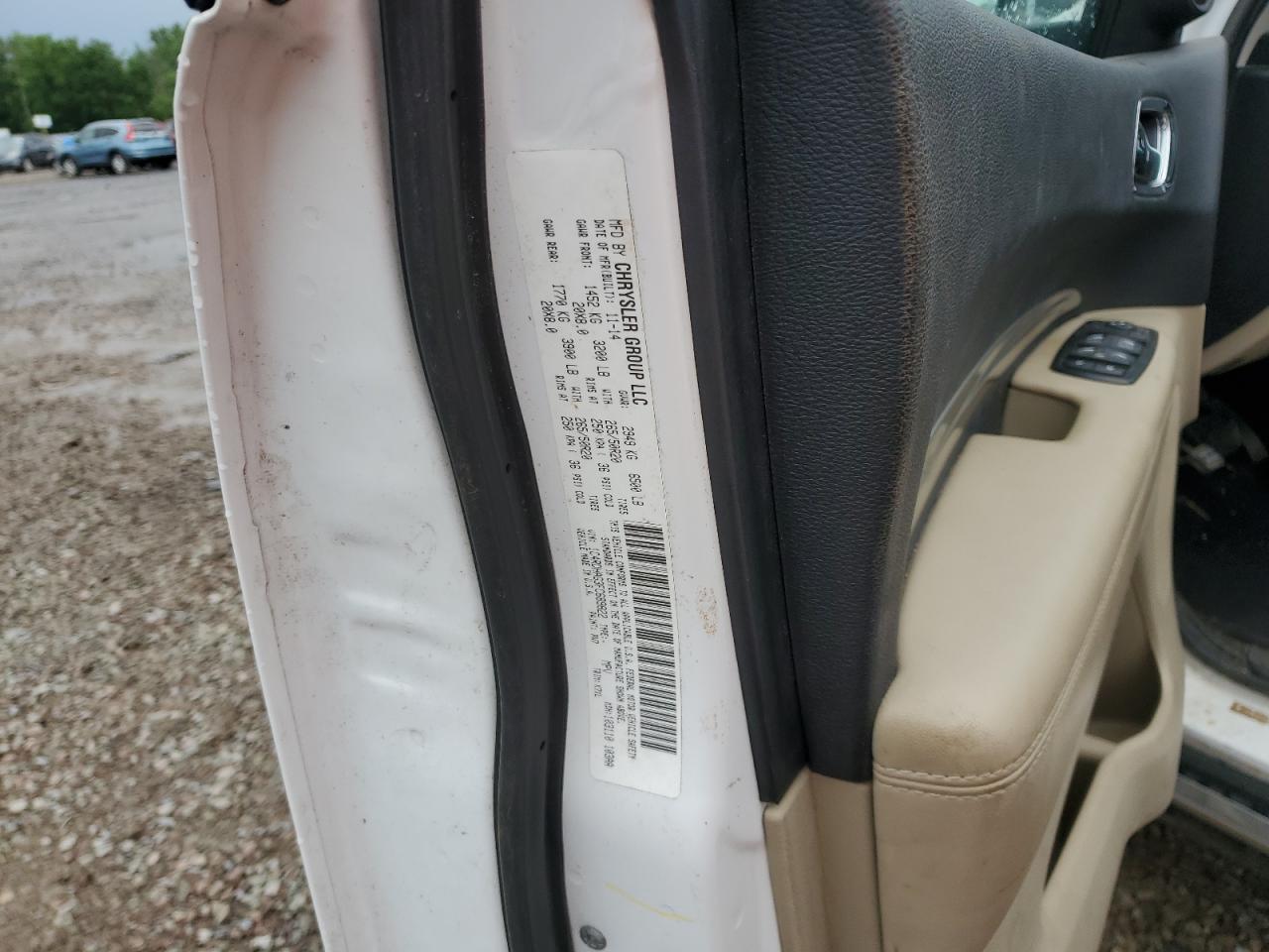 2015 Dodge Durango Sxt VIN: 1C4RDHAG3FC689822 Lot: 62385145