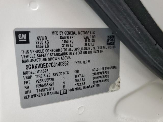 2012 BUICK ENCLAVE   