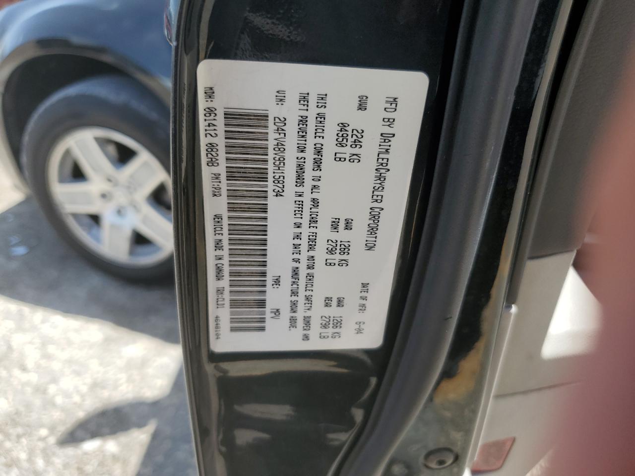 2005 Dodge Magnum Sxt VIN: 2D4FV48V95H158734 Lot: 61776875