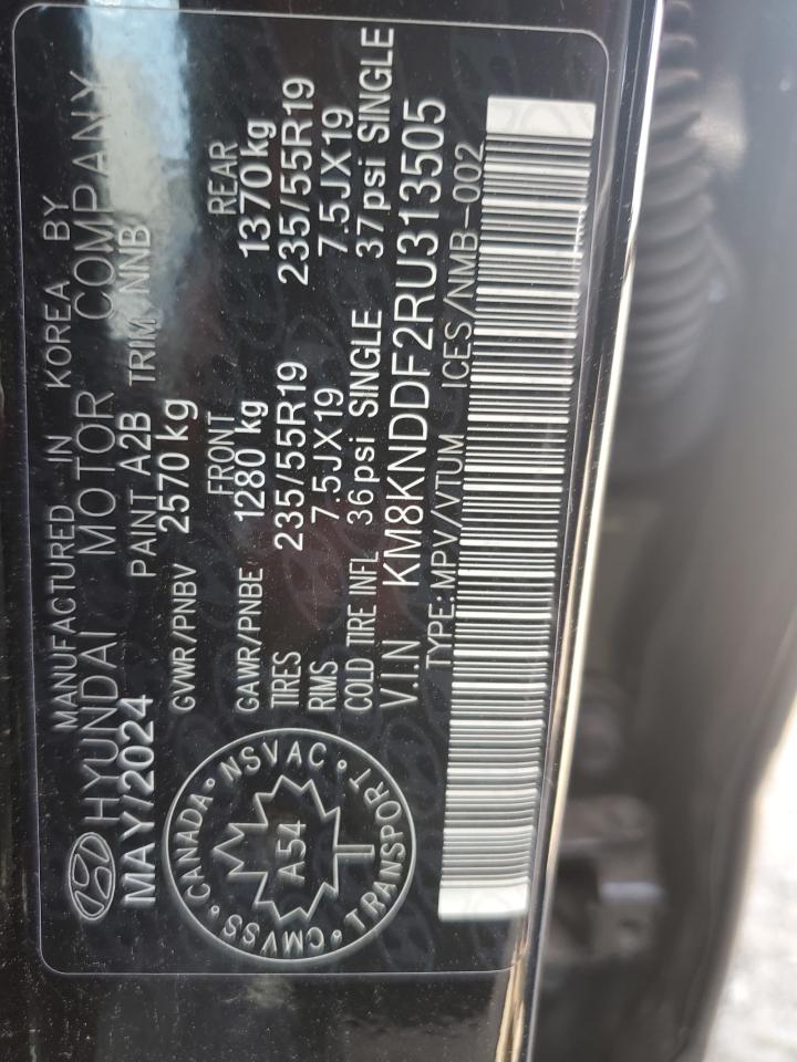 2024 Hyundai Ioniq 5 Sel VIN: KM8KNDDF2RU313505 Lot: 60438285
