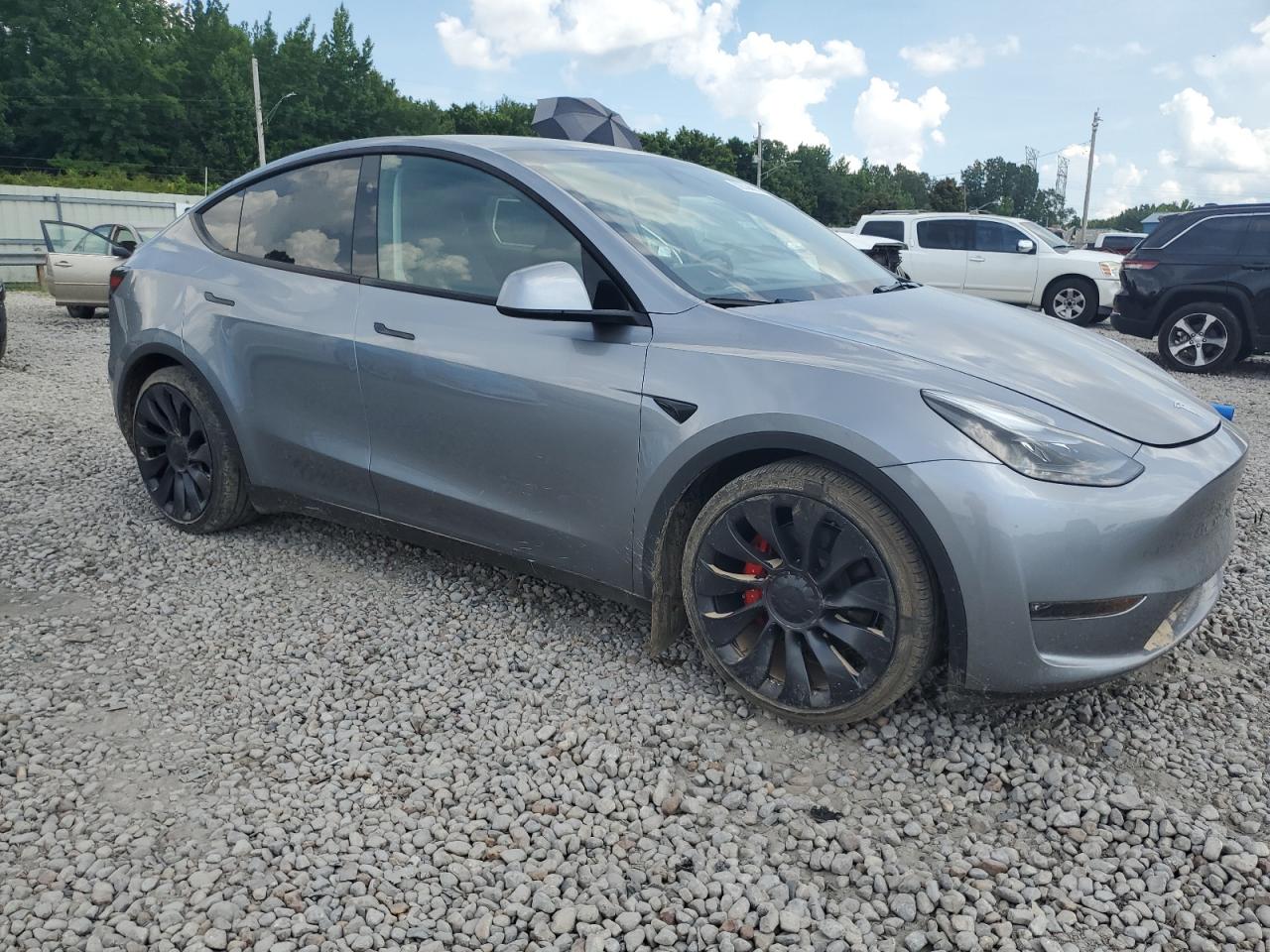 TESLA MODEL Y 2024 VIN 7SAYGDEF0RA293044 фото 4