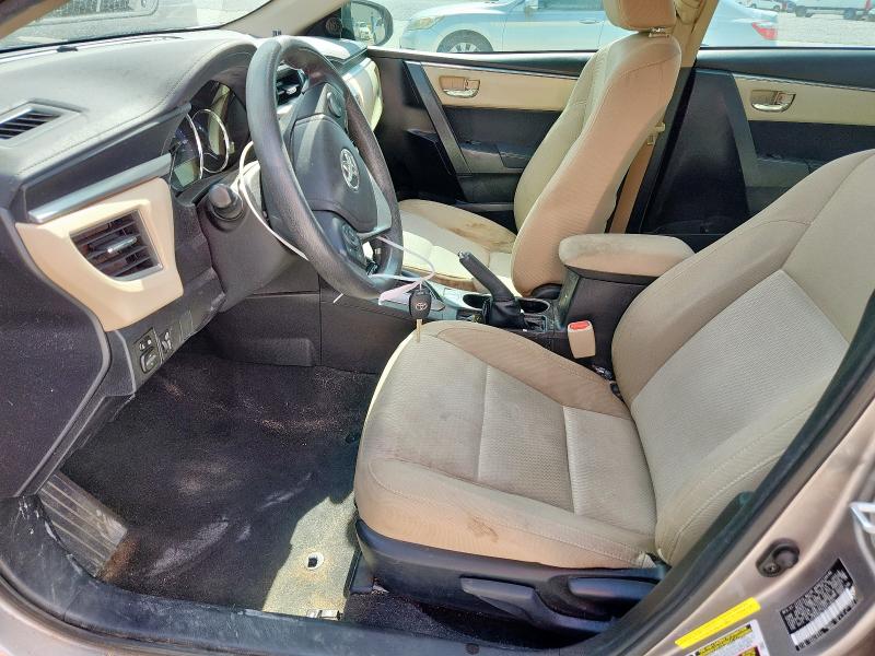  TOYOTA COROLLA 2016 Коричневый