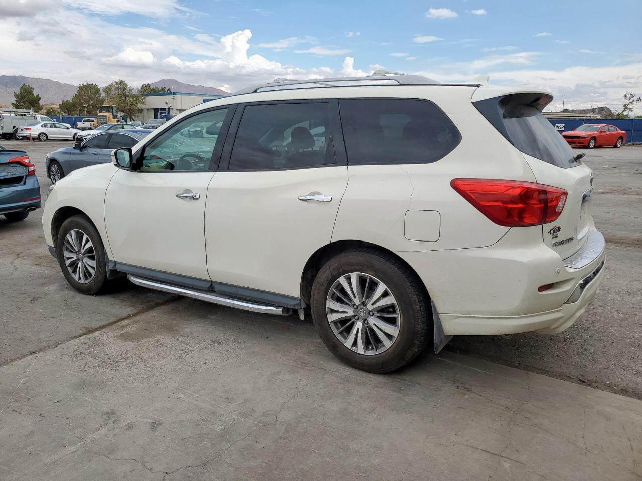 2019 Nissan Pathfinder S white null gas 5N1DR2MN0KC641204 photo #3
