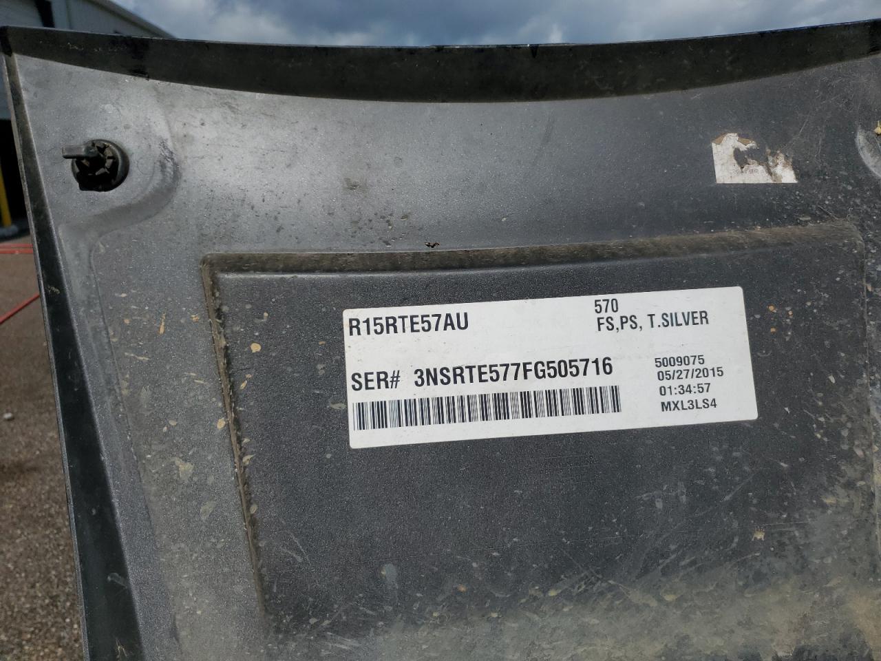 POLA SIDEBYSIDE 2015 VIN 3NSRTE577FG505716 фото 10