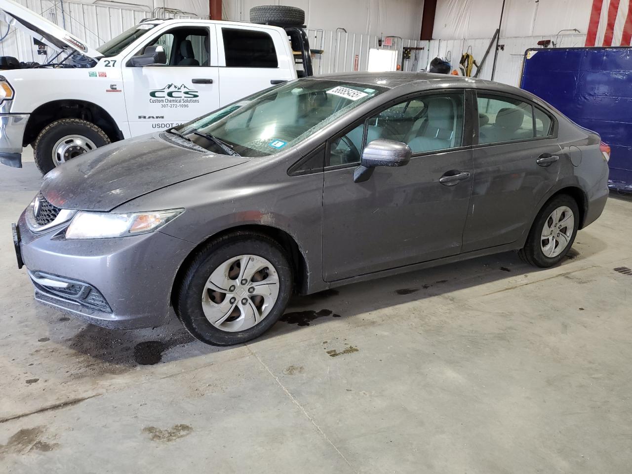 2014 Honda Civic Lx за продажба в Billings, MT - Side