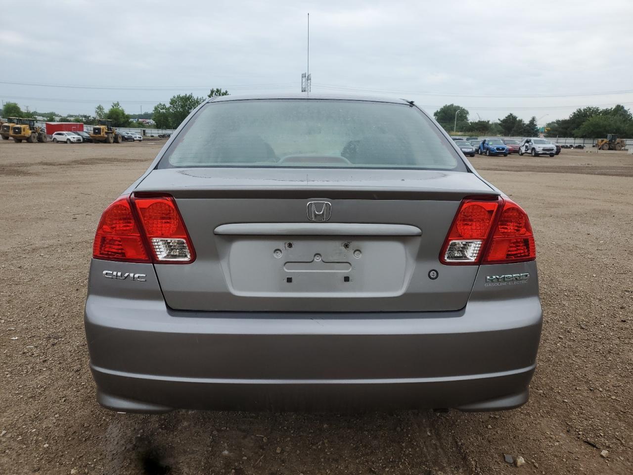 2004 Honda Civic Hybrid VIN: JHMES96654S001833 Lot: 61678675