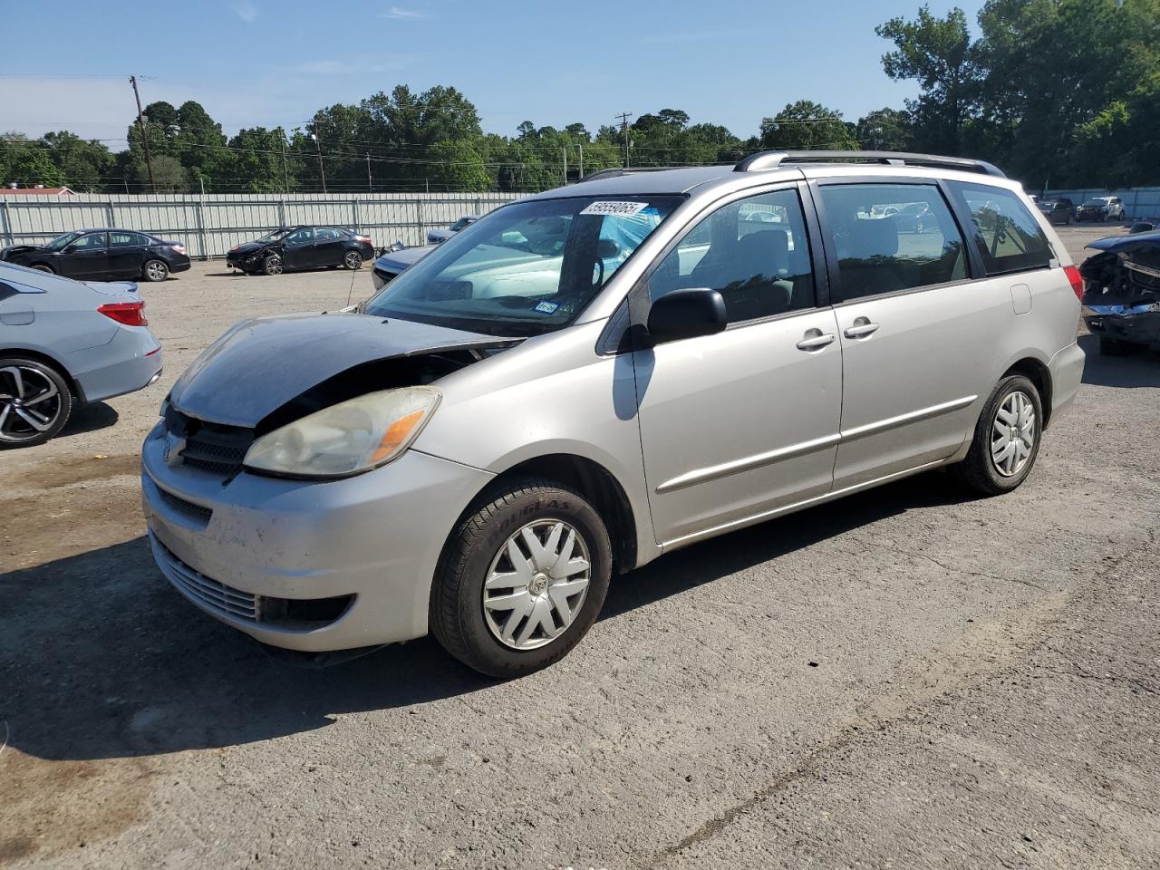 2005 Toyota Sienna Ce للبيع في Shreveport، LA - Front End
